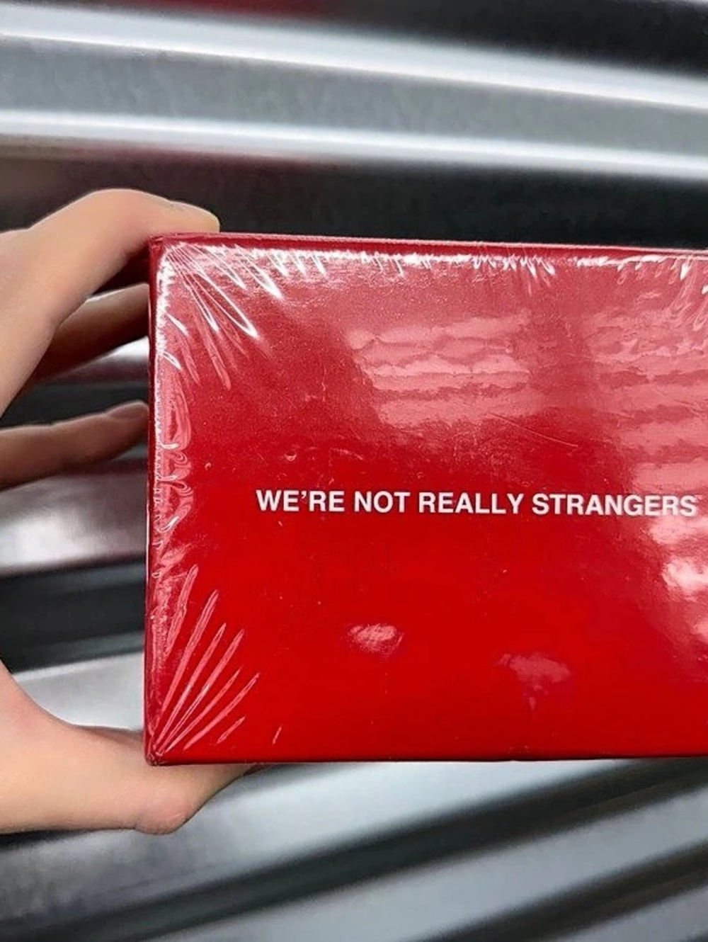 We're Not Really Strangers card game Sealed Red